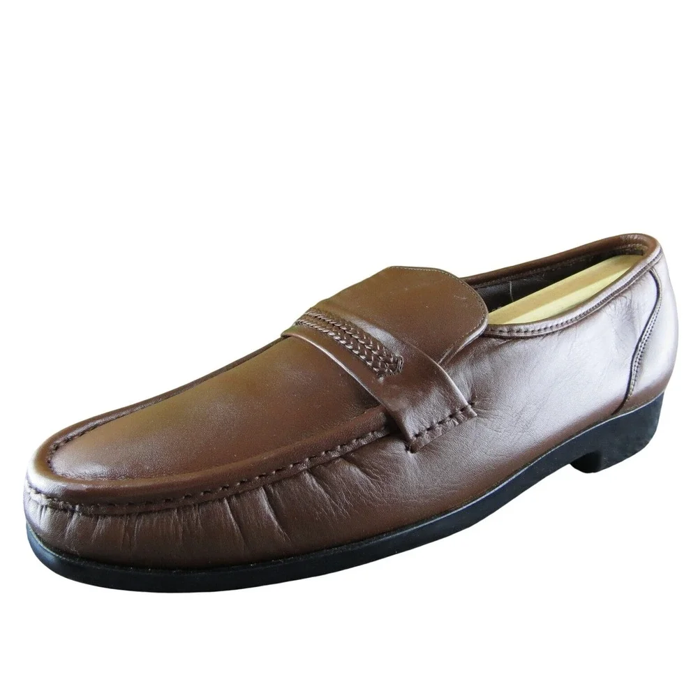 Florsheim Men's Comfortech Loafer Brown Leather Size 10M Gently Used 2025‎